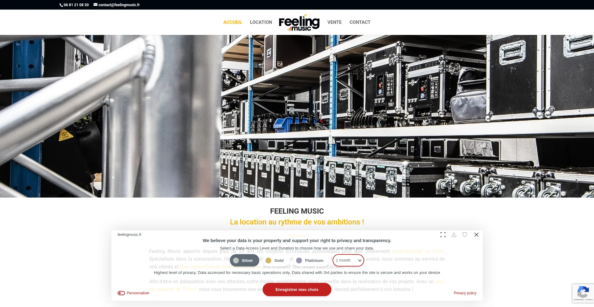 Feelingmusic.fr Screenshot