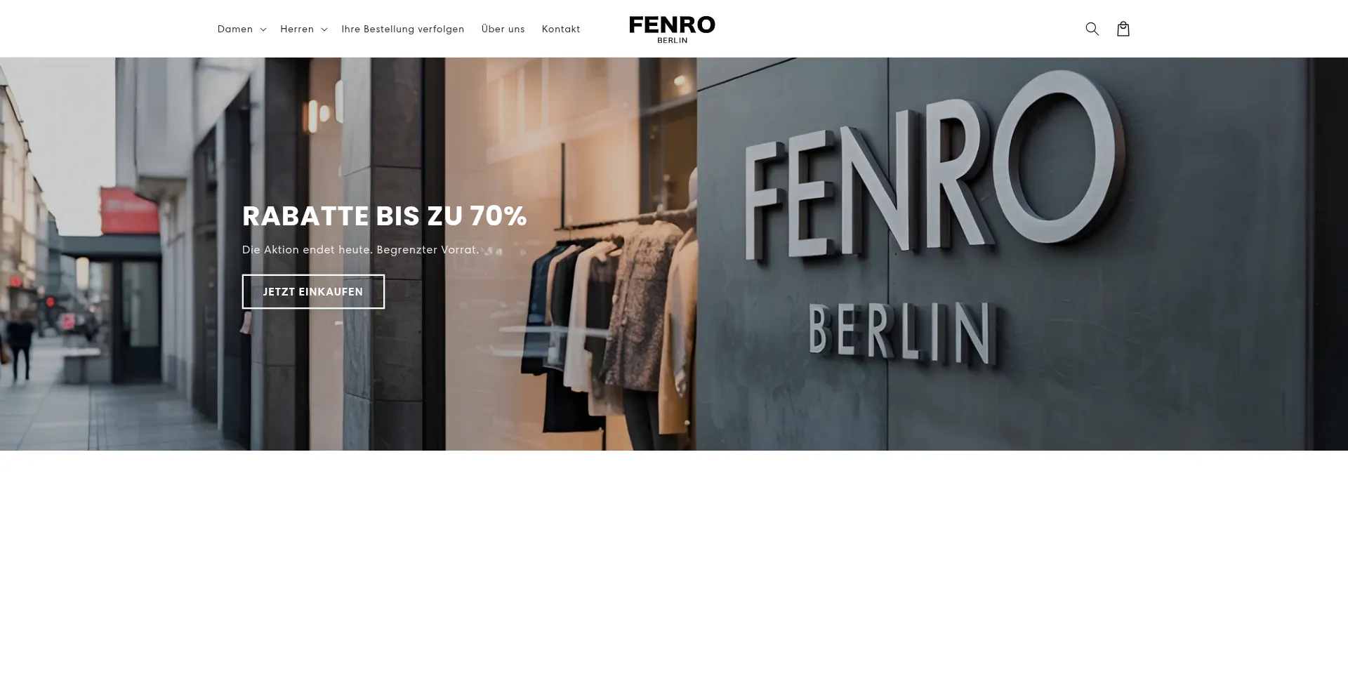 Website screenshot of Fenro-berlin.de