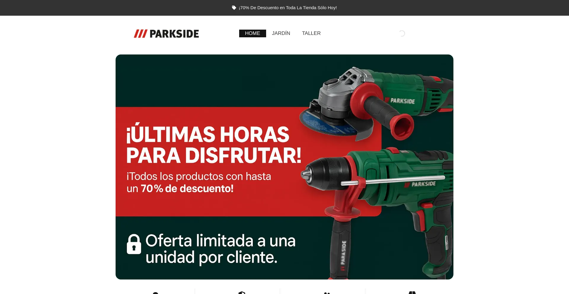 Website screenshot of Ferrerabrico.com