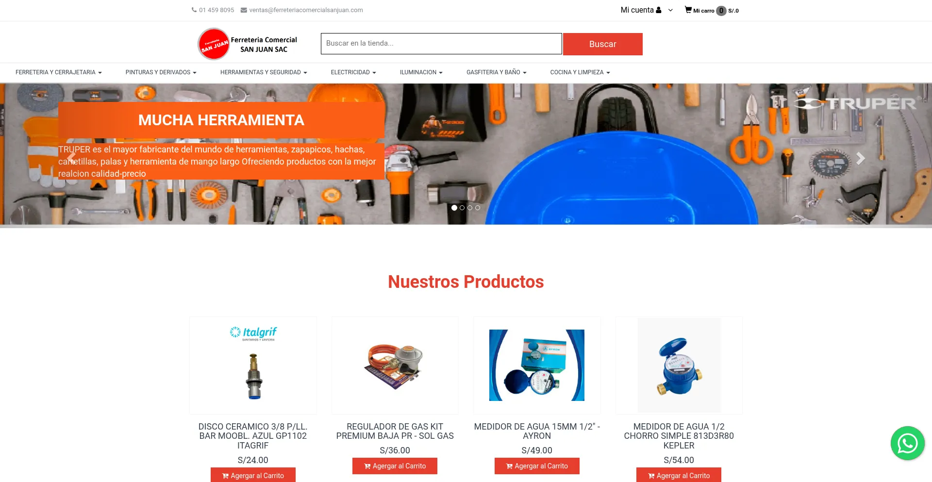 Ferreteriacomercialsanjuan.com Screenshot