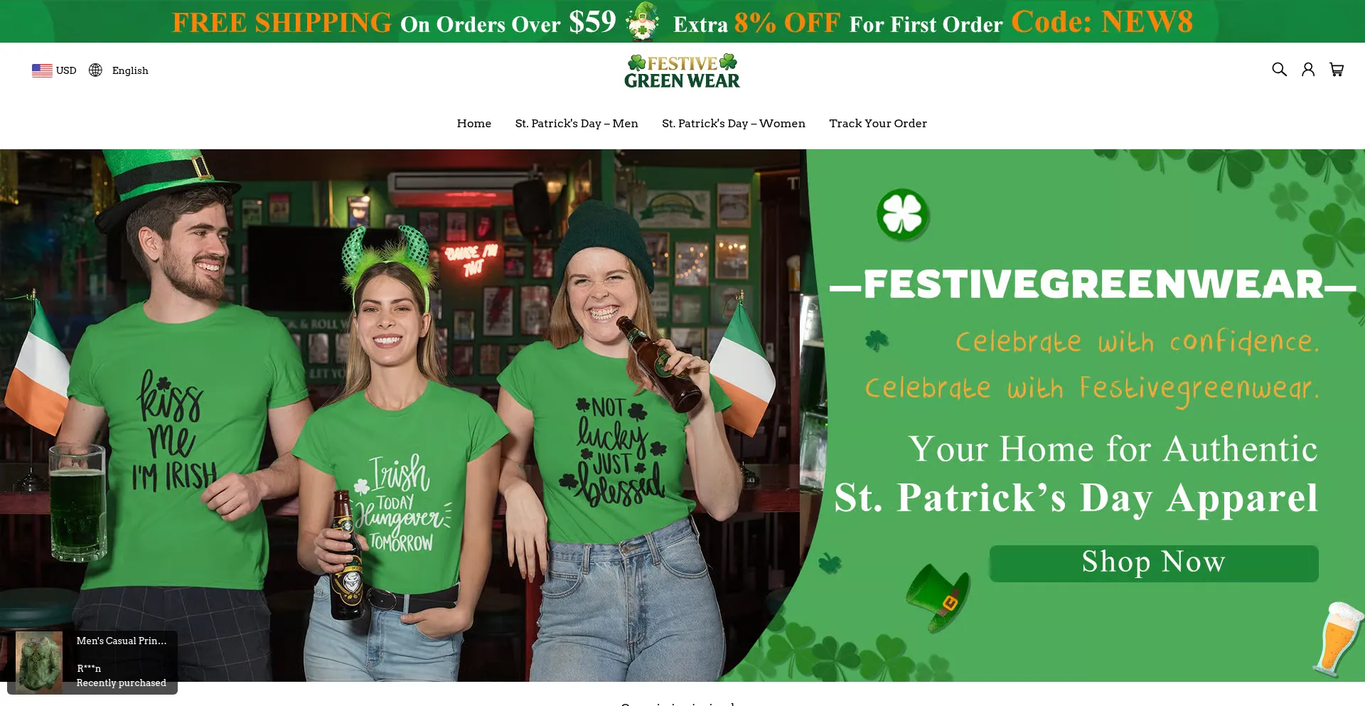 Festivegreenwear.com