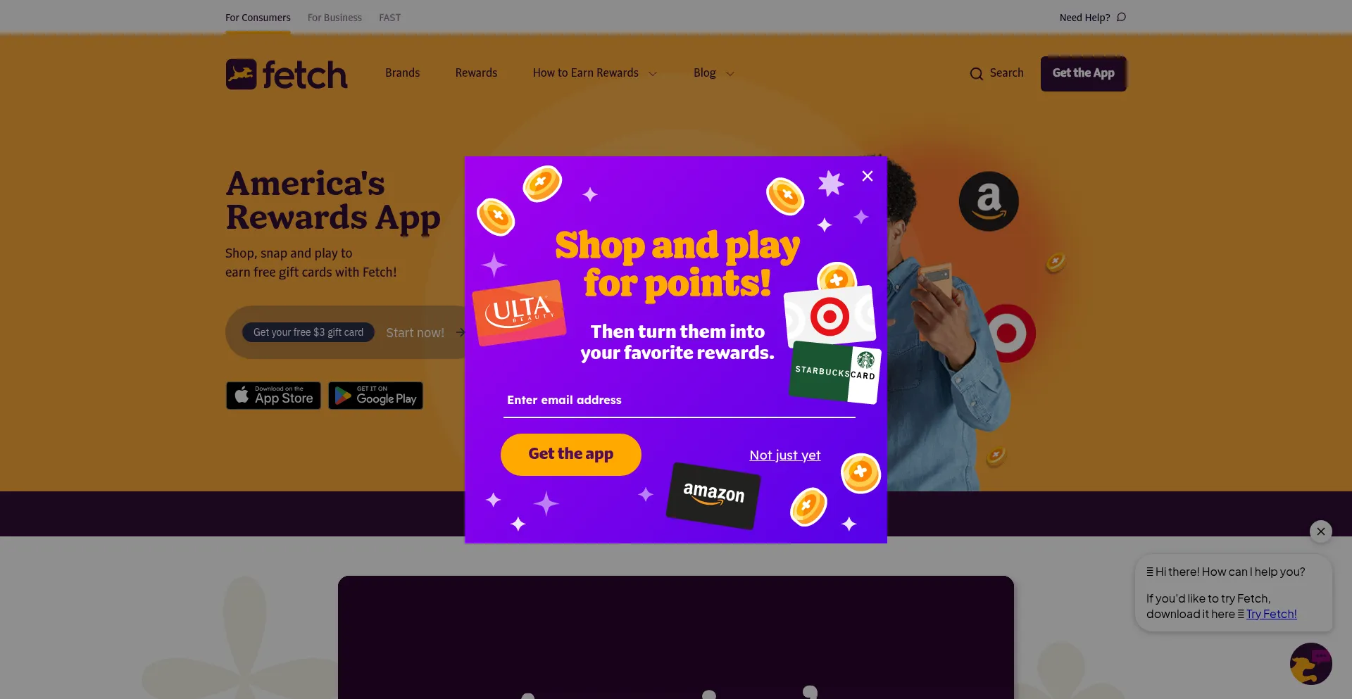 Fetchrewards.com Screenshot