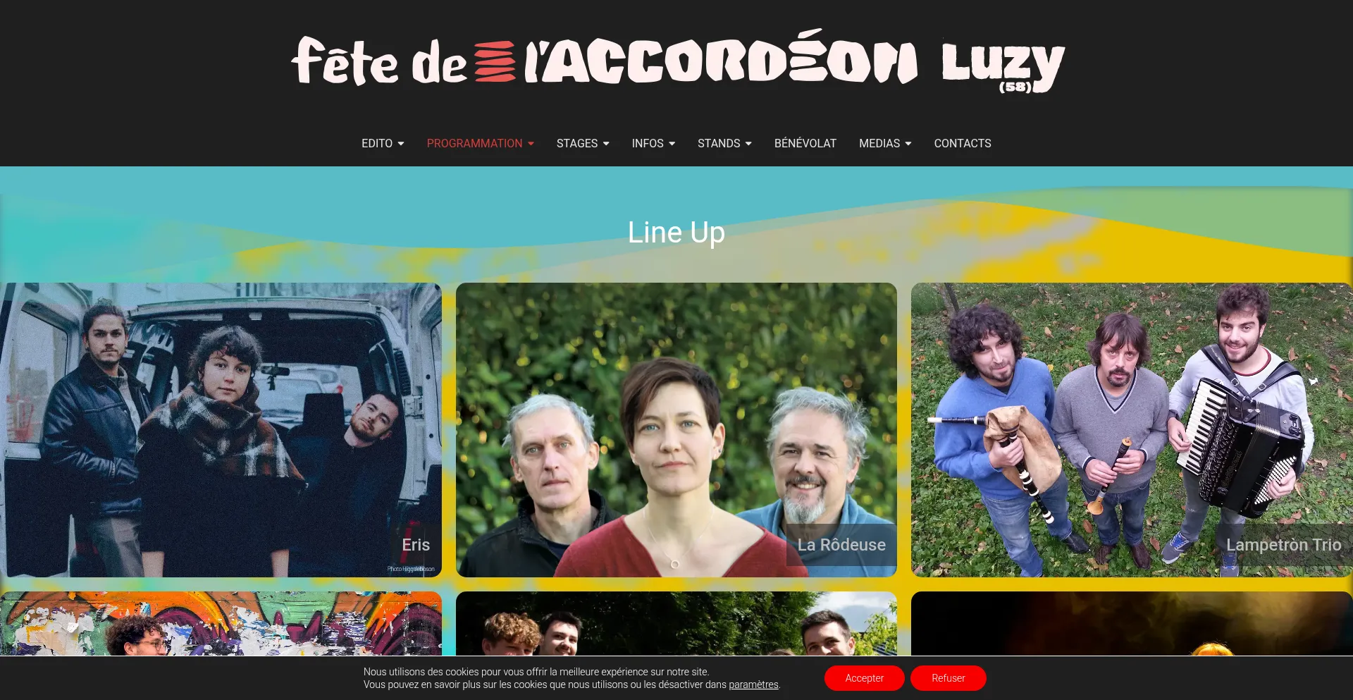 Fetedelaccordeon.com Screenshot