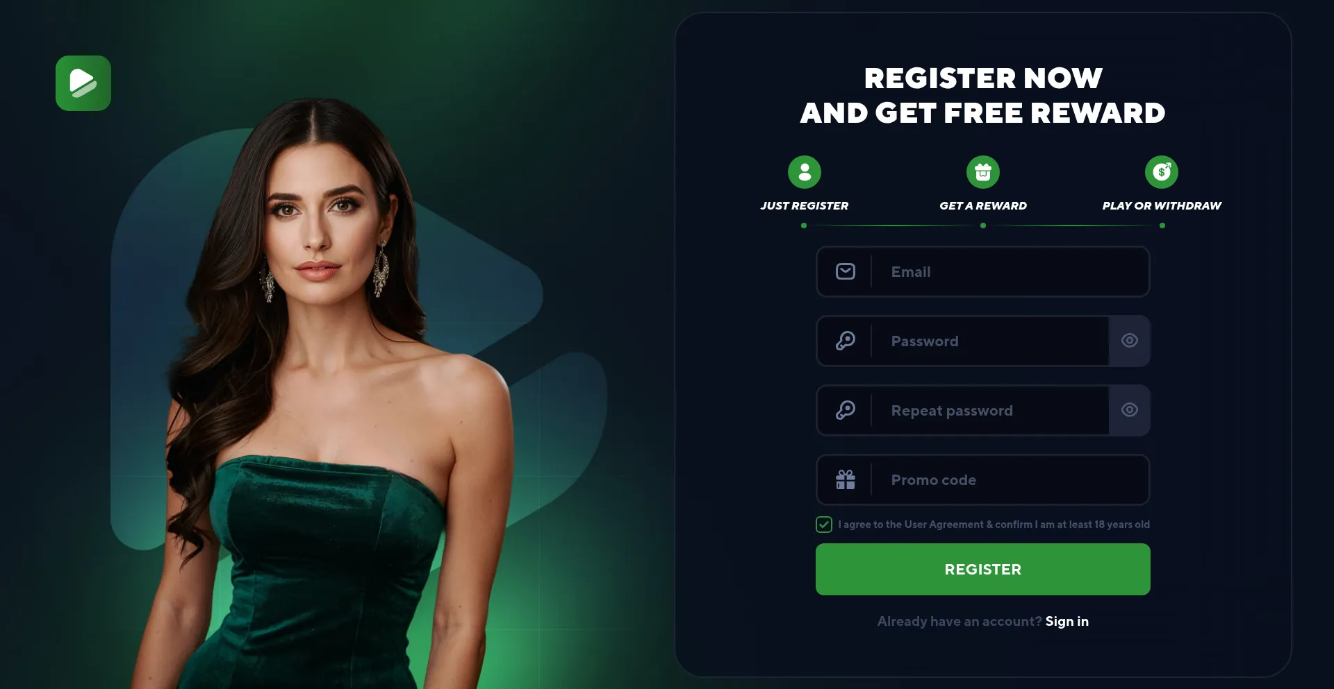Website screenshot of Fierobet.com