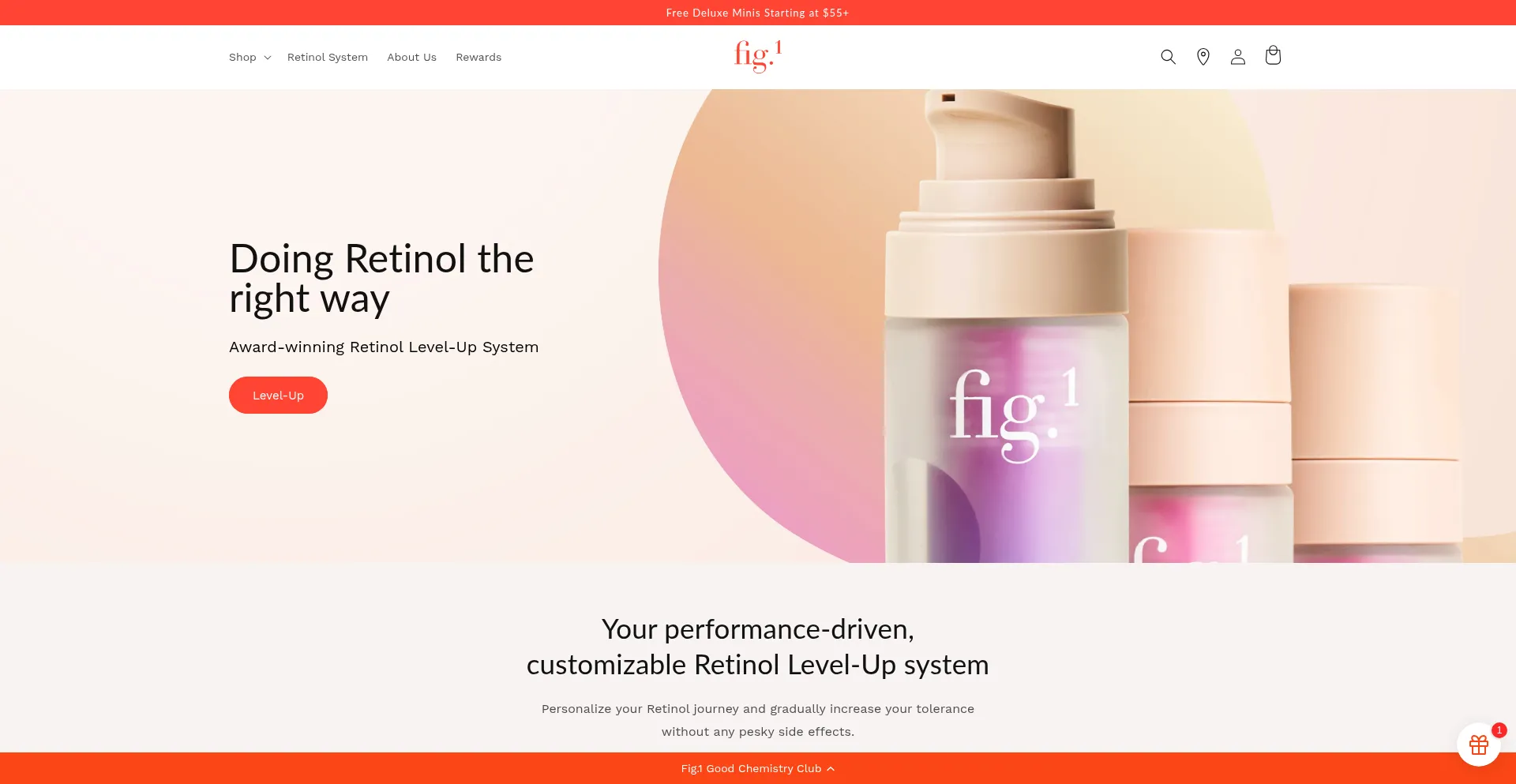 Website screenshot of Fig-1.co