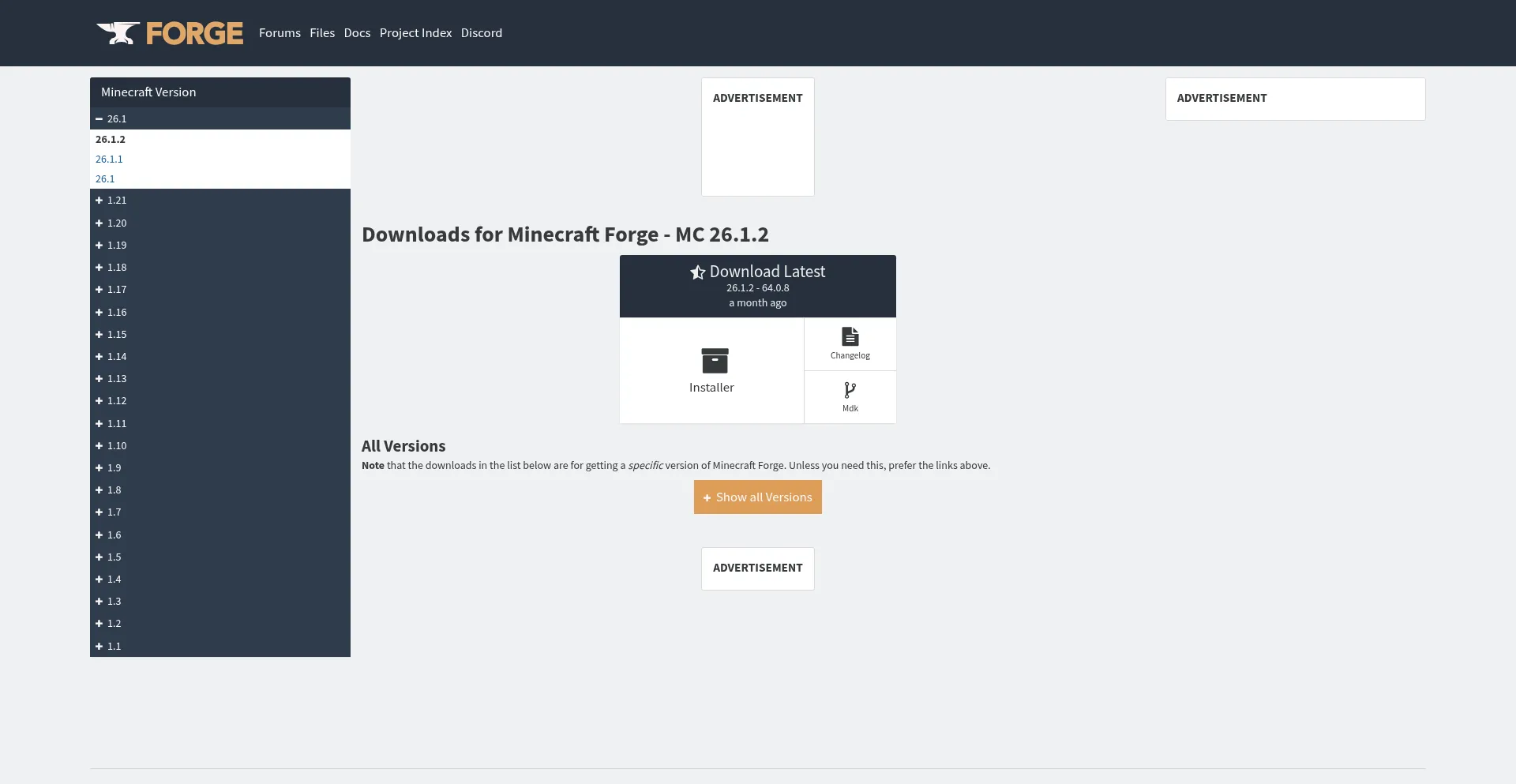 Files.minecraftforge.net
