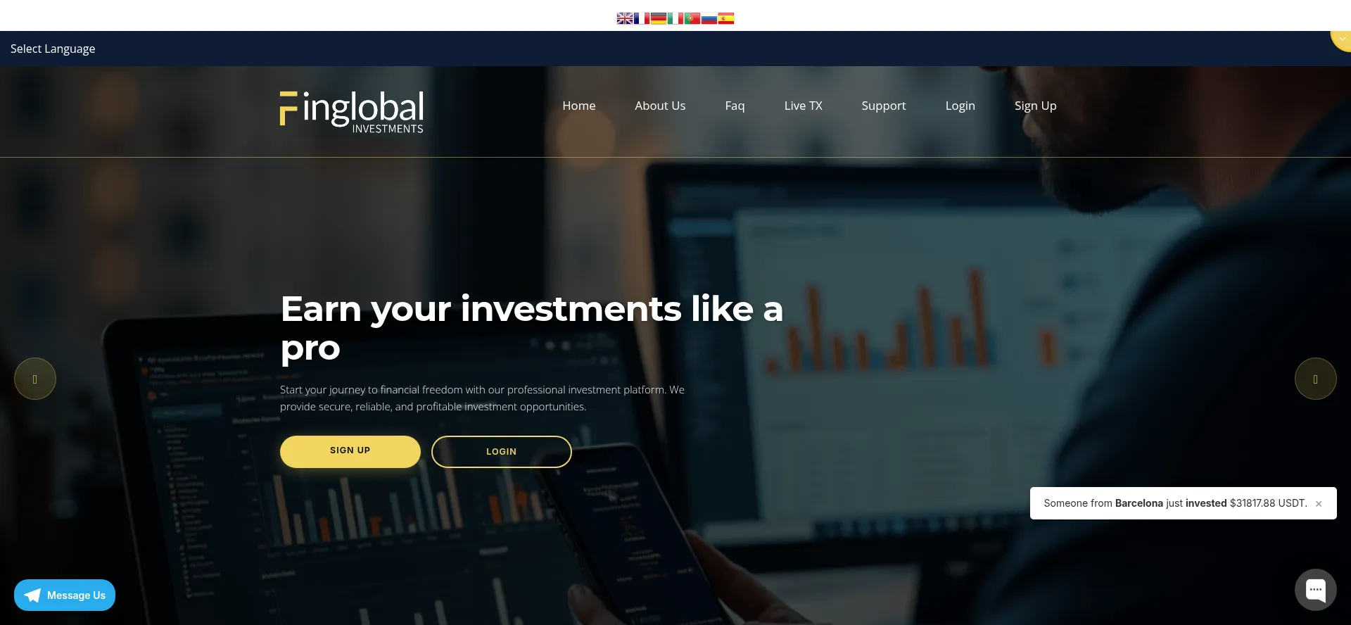 Finglobalvest.com 安全可靠吗？
