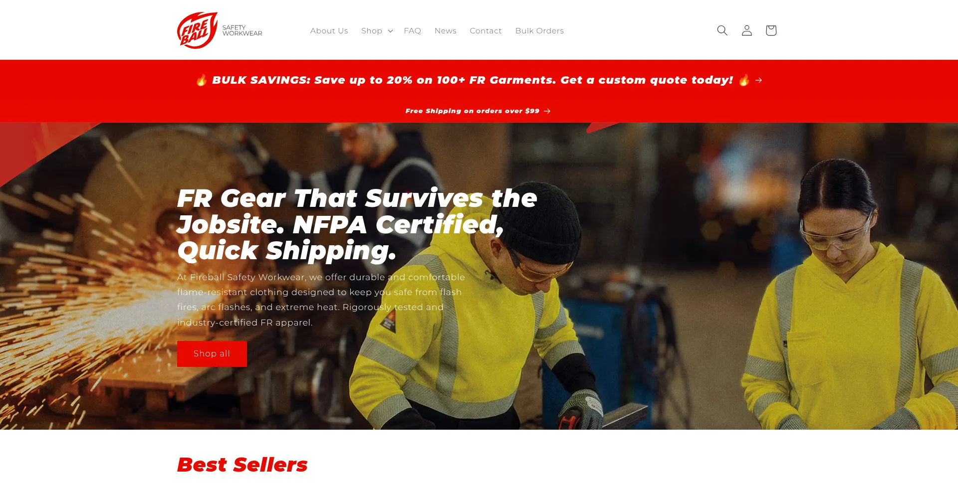 Fireballworkwear.com