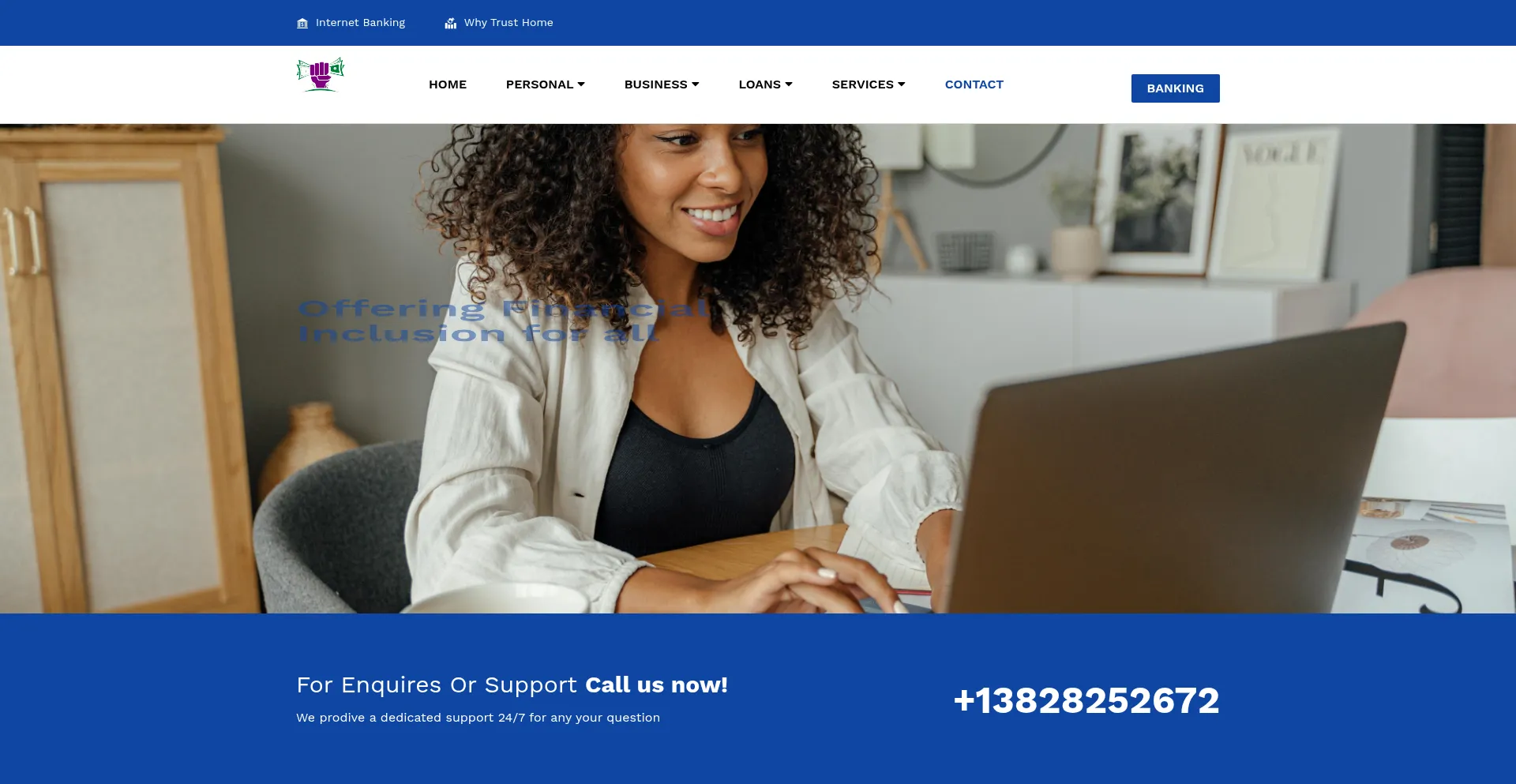 Website screenshot of Firstprestigepayunion.org