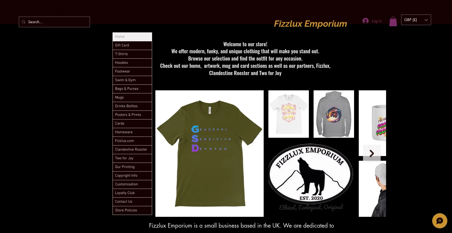 Fizzlux-emporium.com Screenshot
