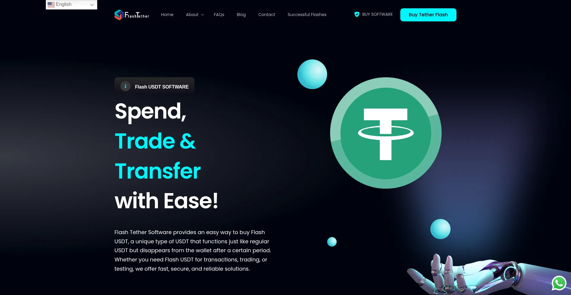 Flash-tether.com 安全可靠吗？