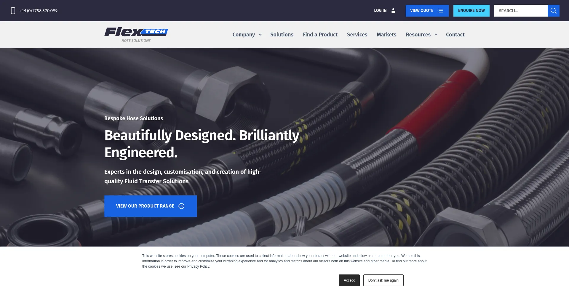 Flextechhose.co.uk Screenshot