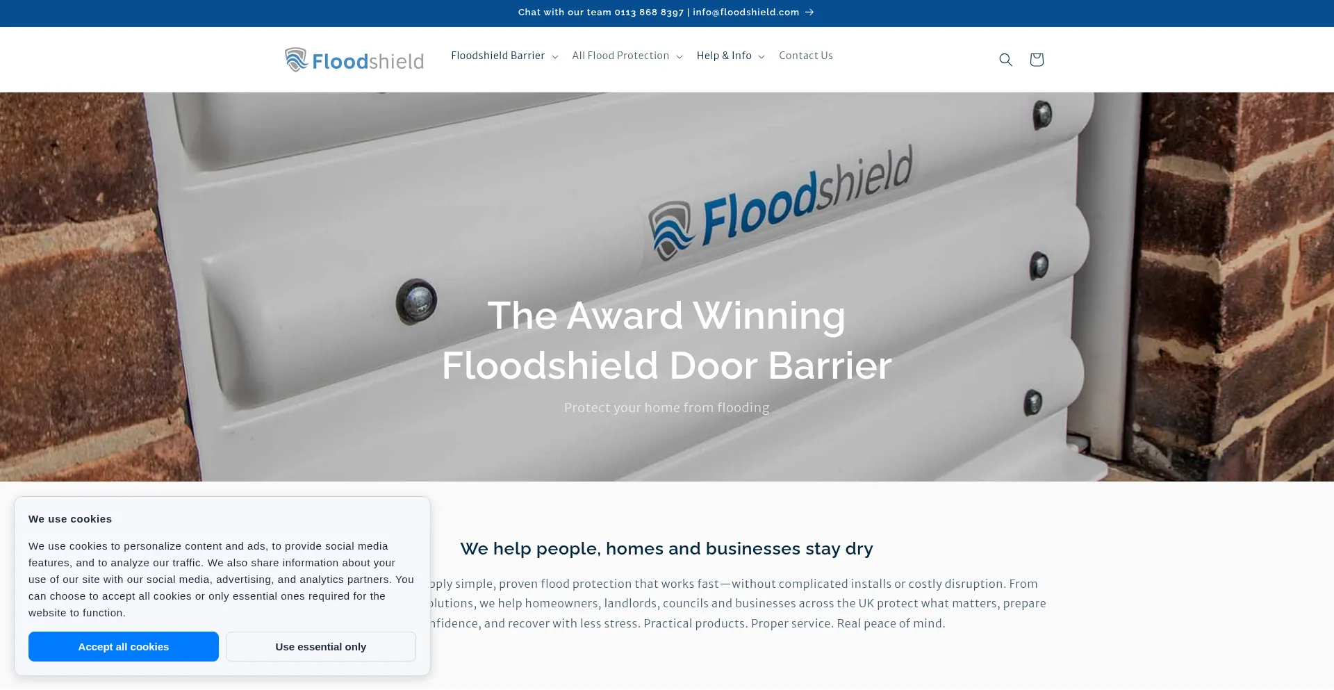 Floodshield.com Screenshot