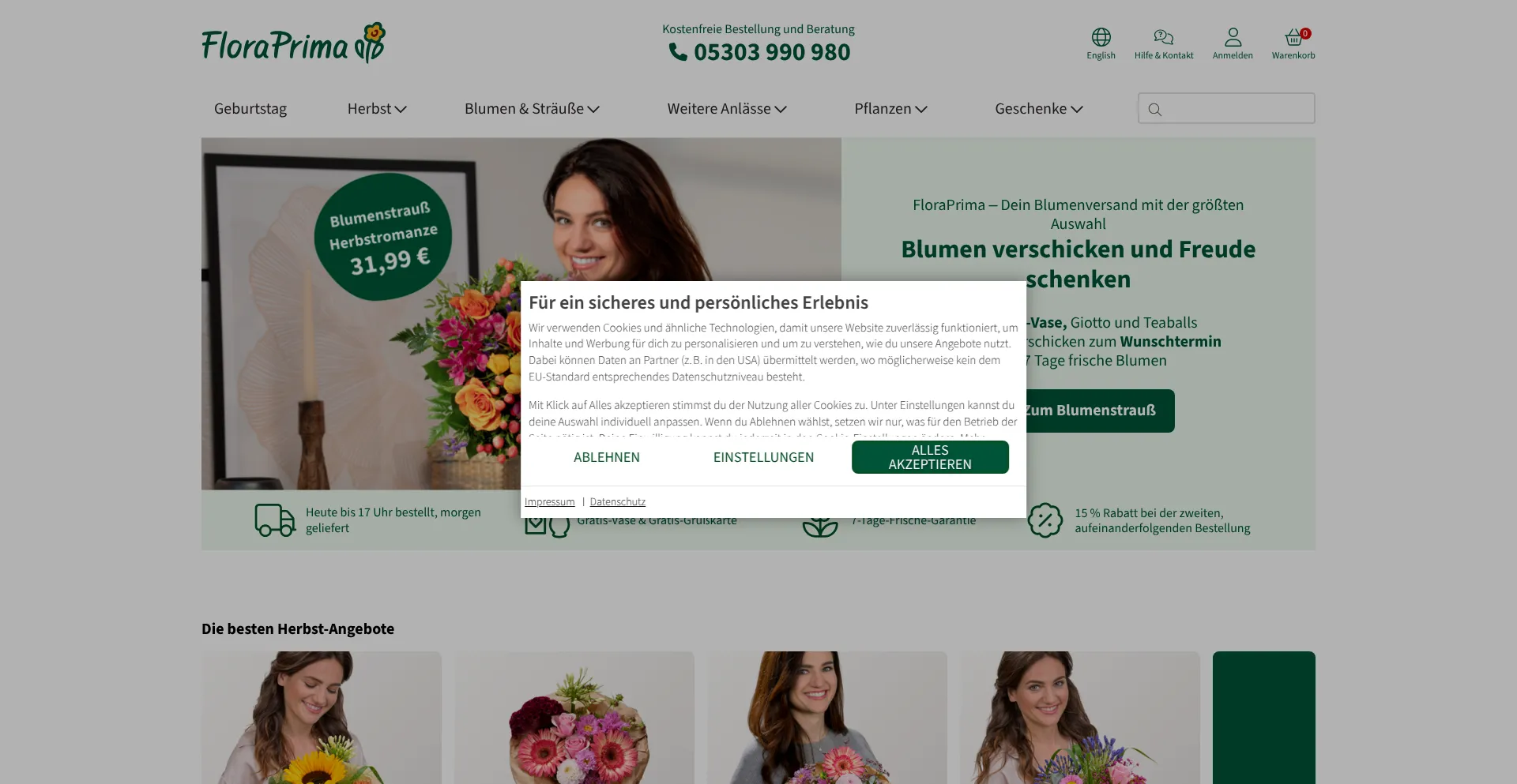 Floraprima.de 安全可靠吗？