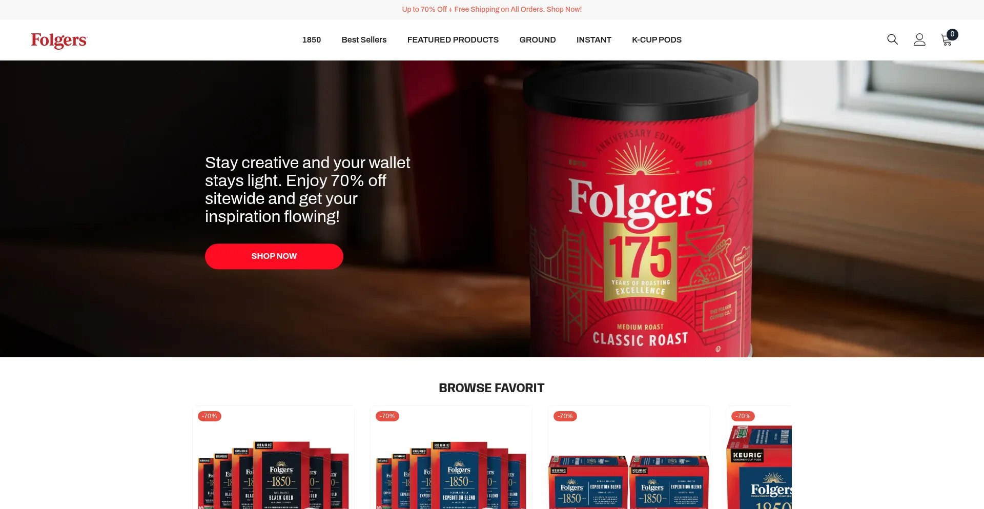 Folgerscoffeeushub.com