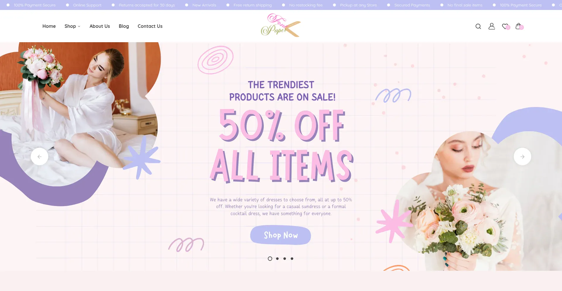 Fontpaperscissors.com Screenshot