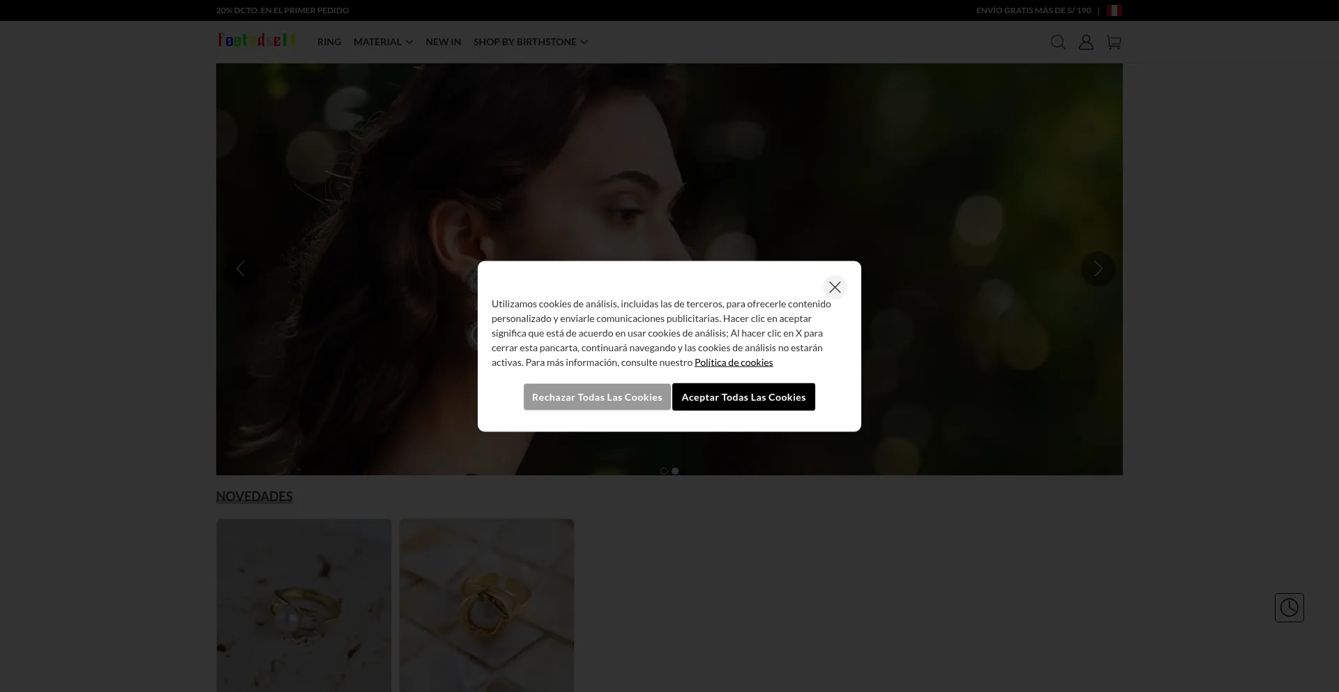 Website screenshot of Footedsell.shop