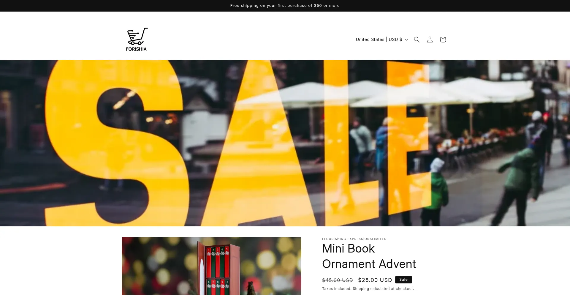 Forishia.com Screenshot