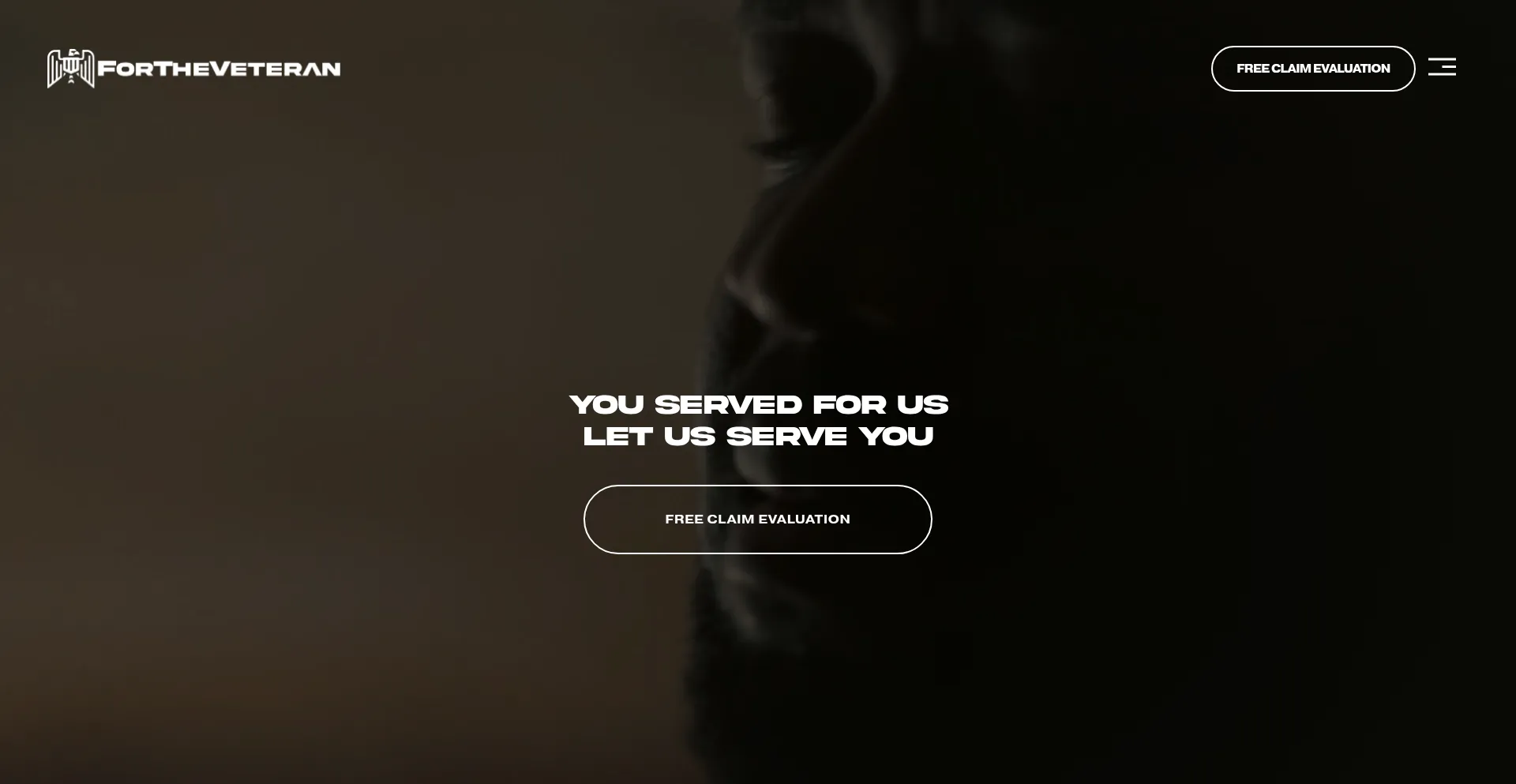 Website screenshot of Fortheveteran.com