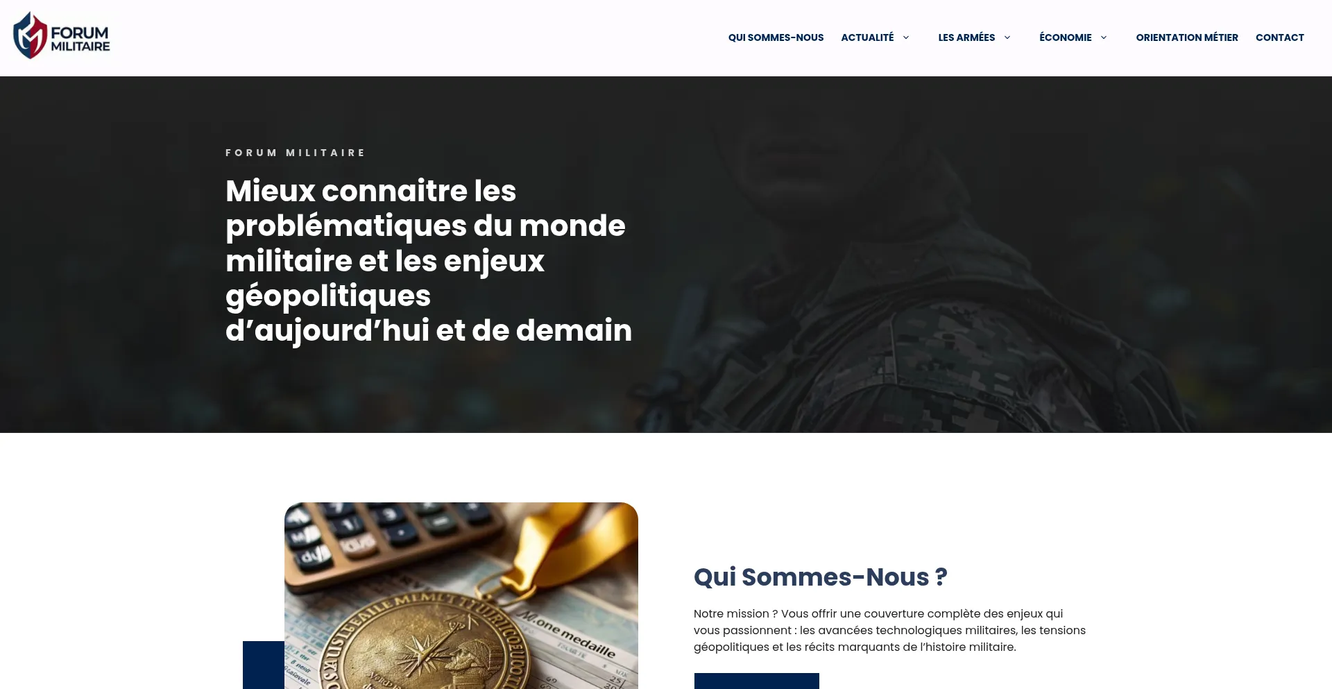 Forum-militaire.fr Screenshot
