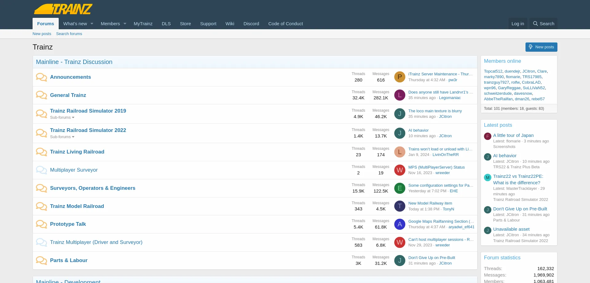 Website screenshot of Forums.auran.com