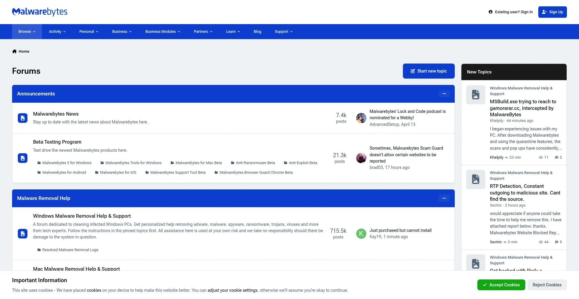 Forums.malwarebytes.com