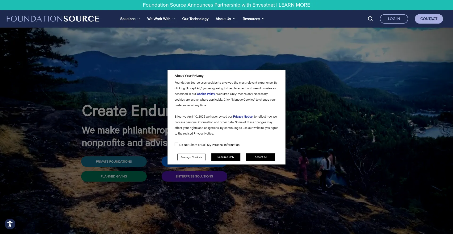 Foundationsource.com Screenshot