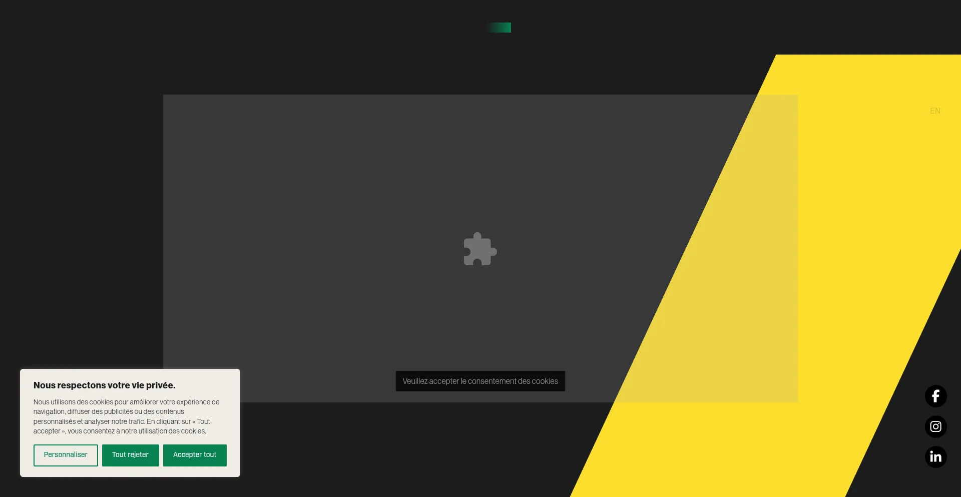 Website screenshot of Fournier.com