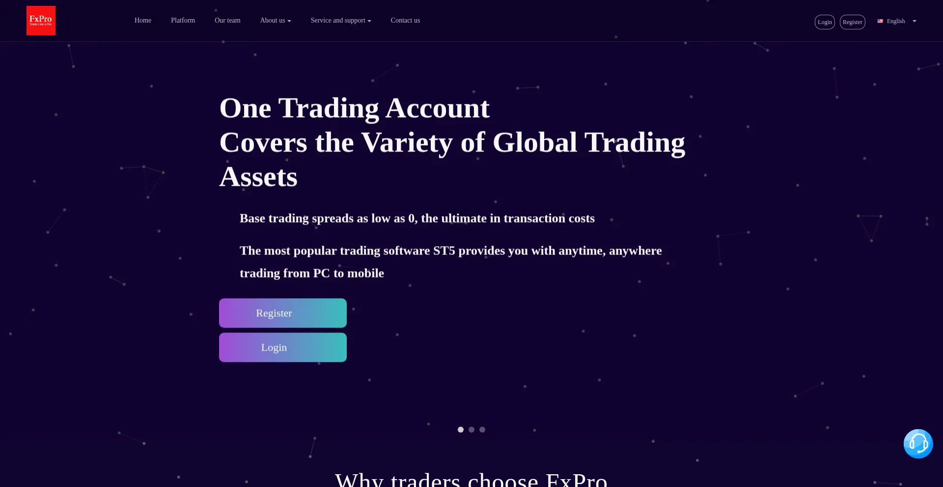 Website screenshot of Foxusproou.cc