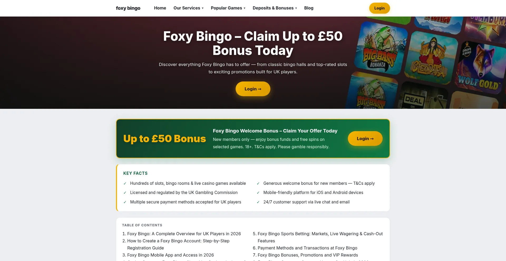 Foxybingouk.com