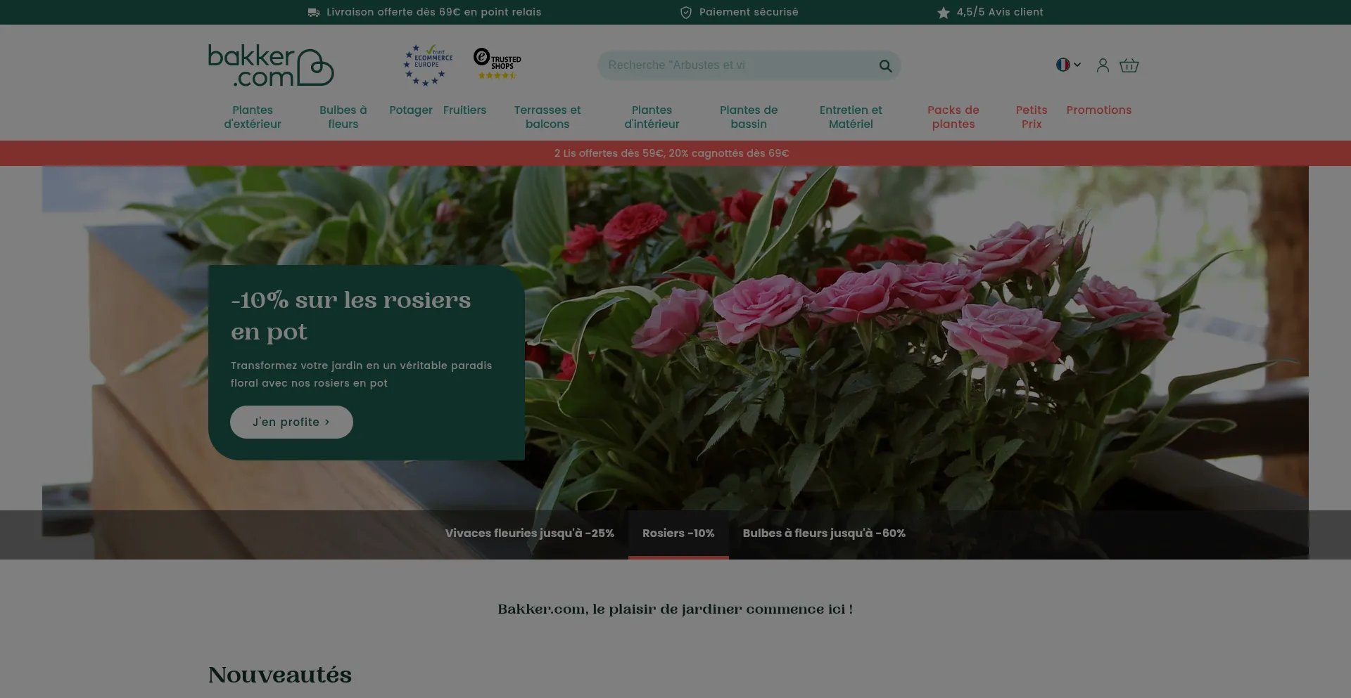Fr-fr.bakker.com Screenshot