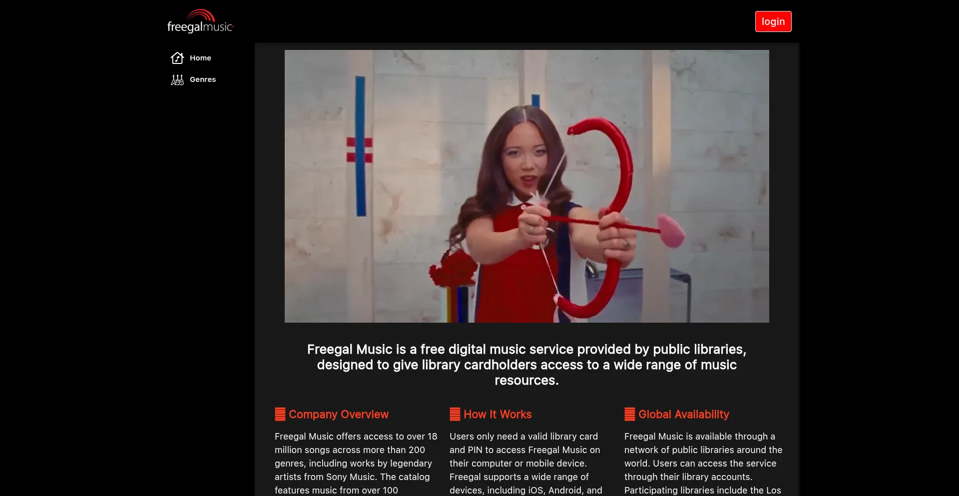 Website screenshot of Freegalpromo.com