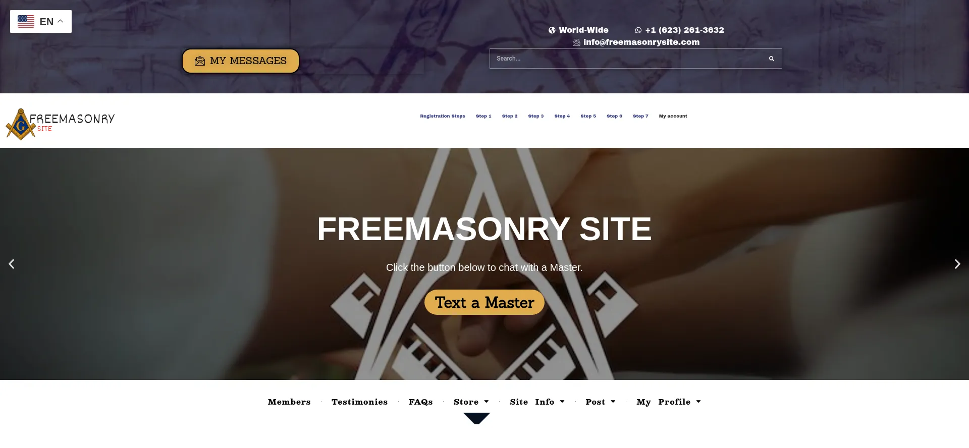 Freemasonrysite.com Screenshot