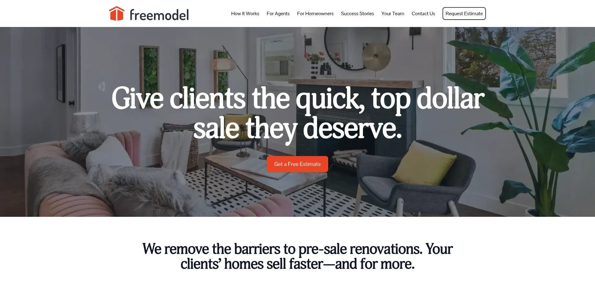 Freemodel.com Screenshot