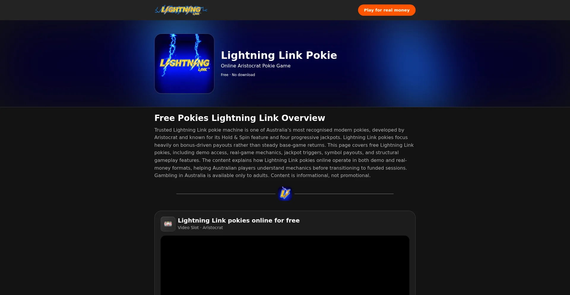 Freepokieslightninglink.com