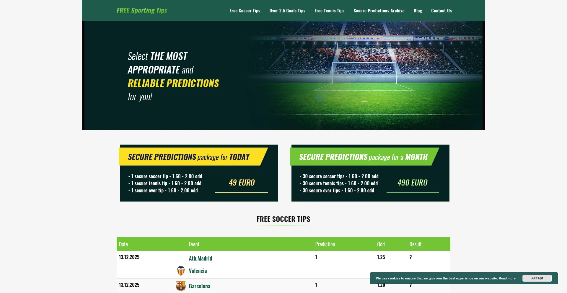 Freesportingtips.com