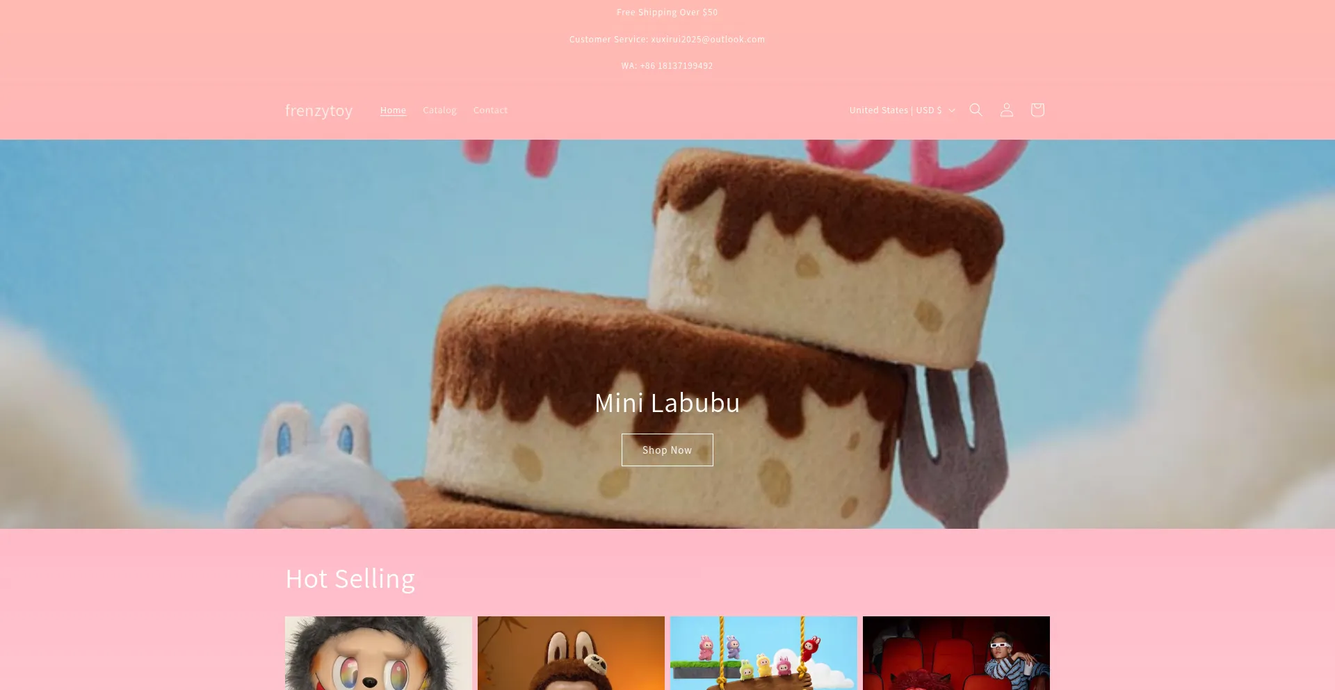 Frenzytoy.com Screenshot