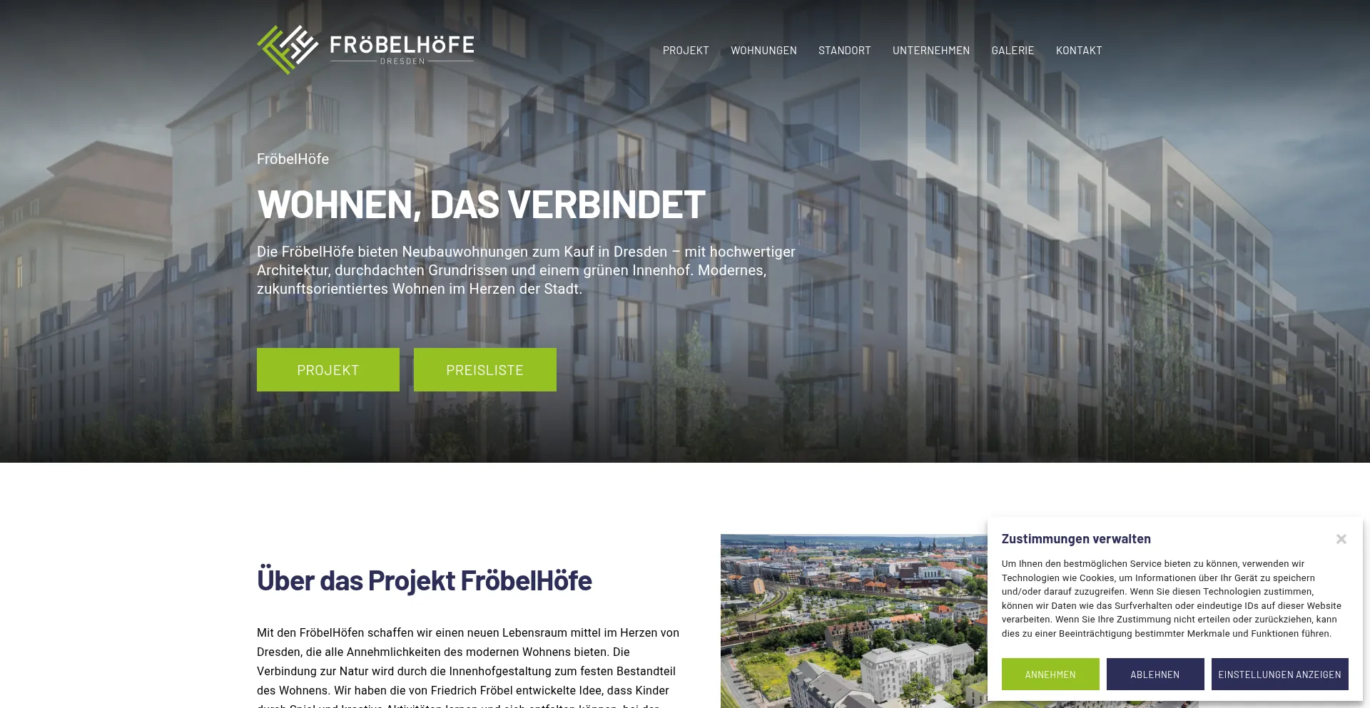 Froebelhoefe.de Screenshot