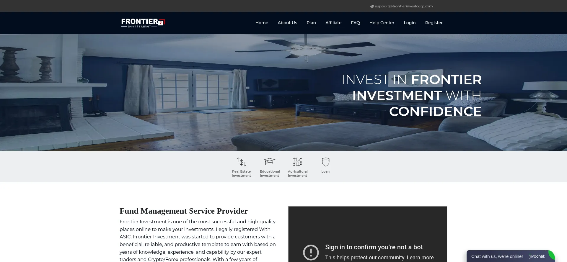 Frontierinvestcorp.com