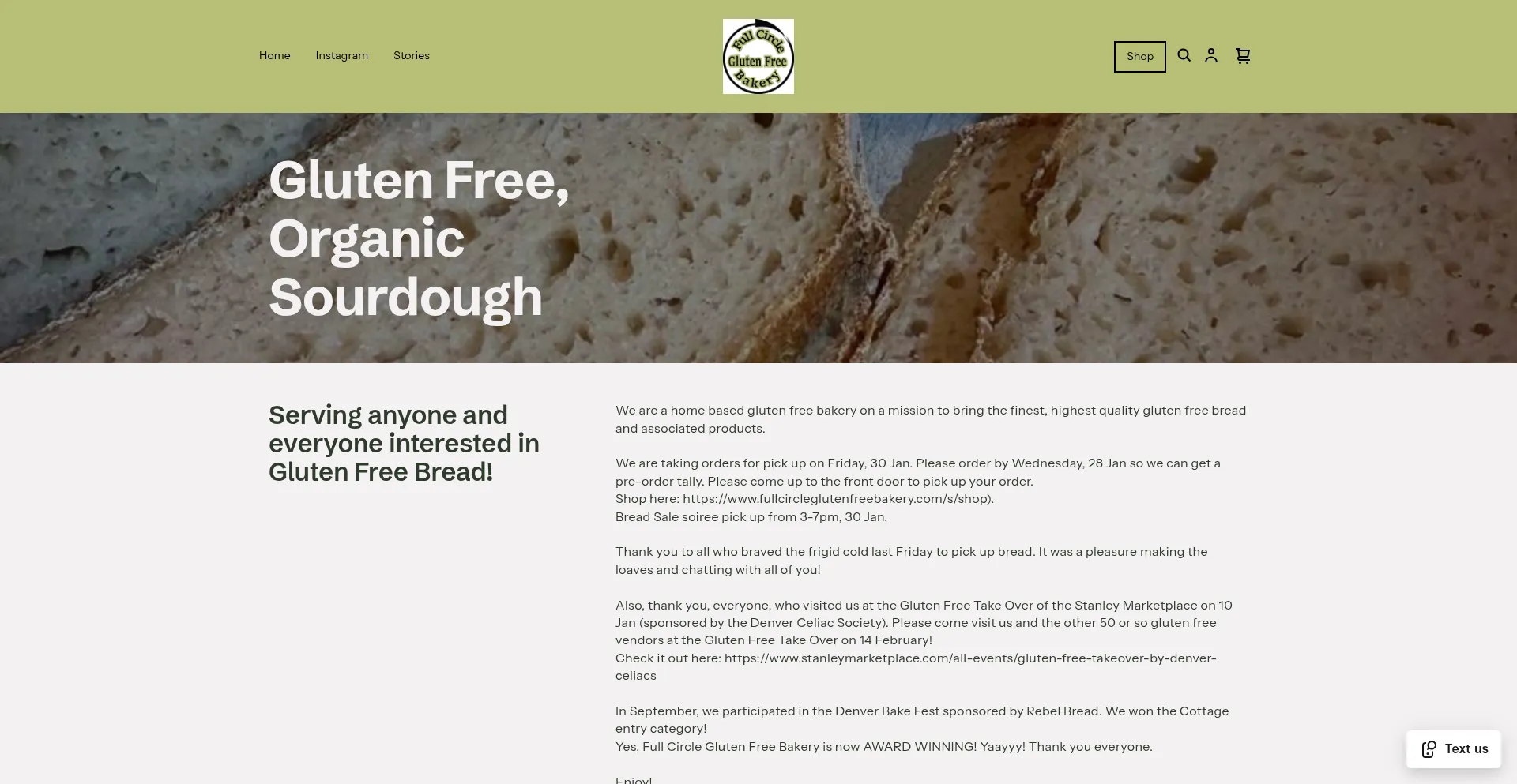 Fullcircleglutenfreebakery.com