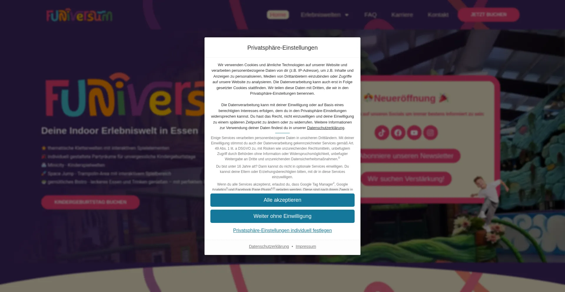 Fun-iversum.de Screenshot
