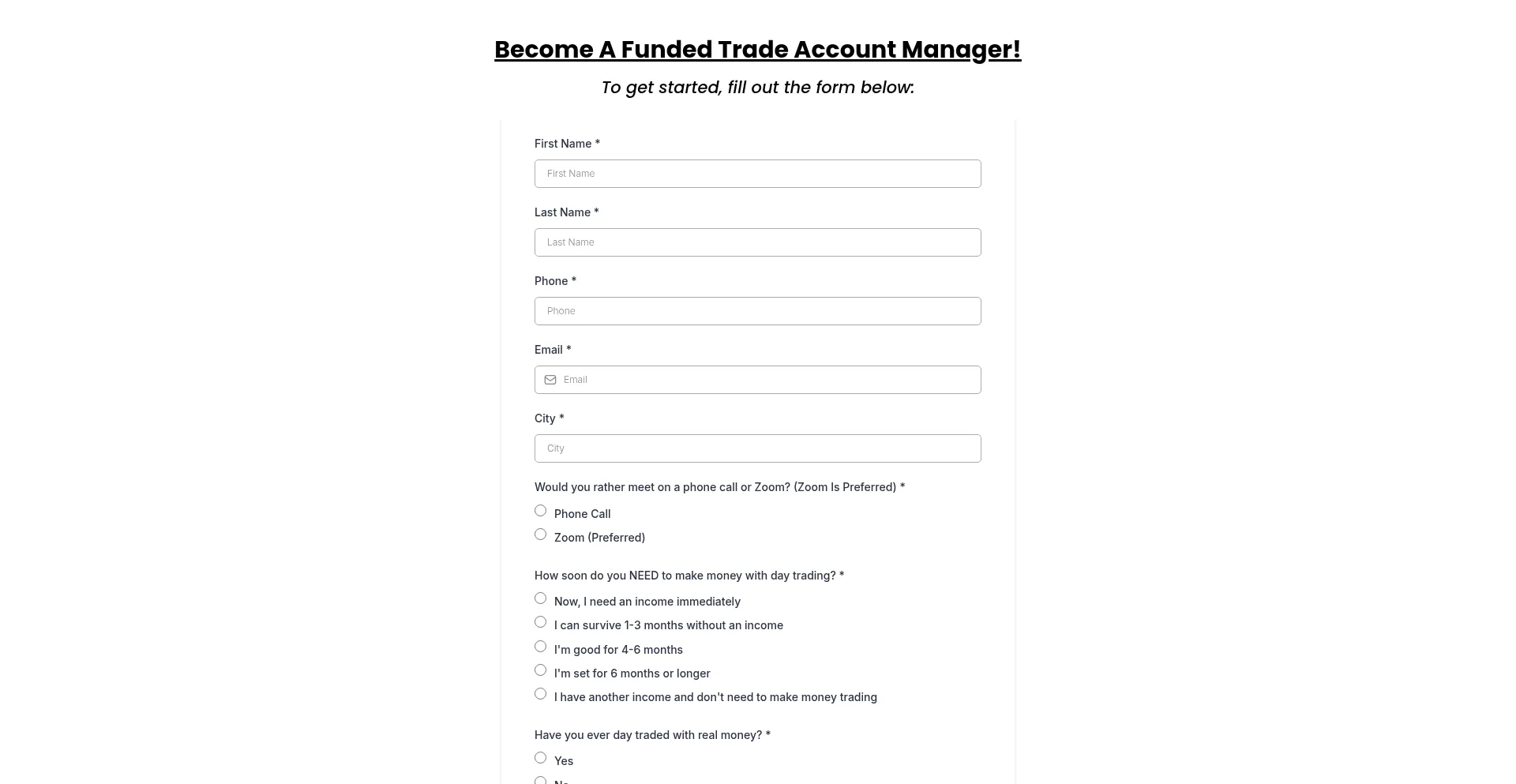 Fundedtradergroup.com