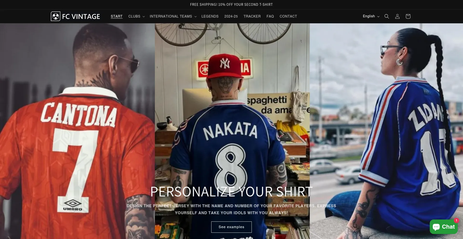 Website screenshot of Futbolclubvintage.com