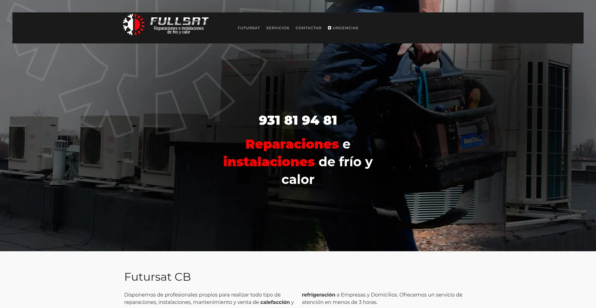 Futursatcb.com Screenshot