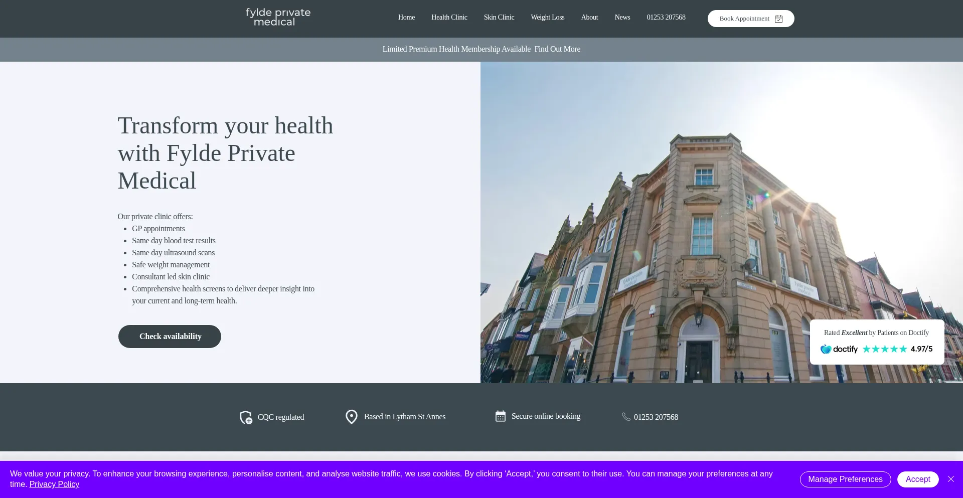 Fyldeprivategp.com
