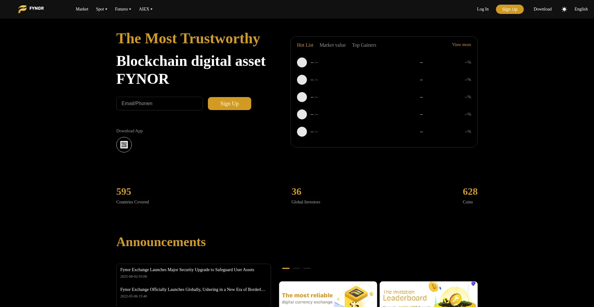 Fynor.com Screenshot