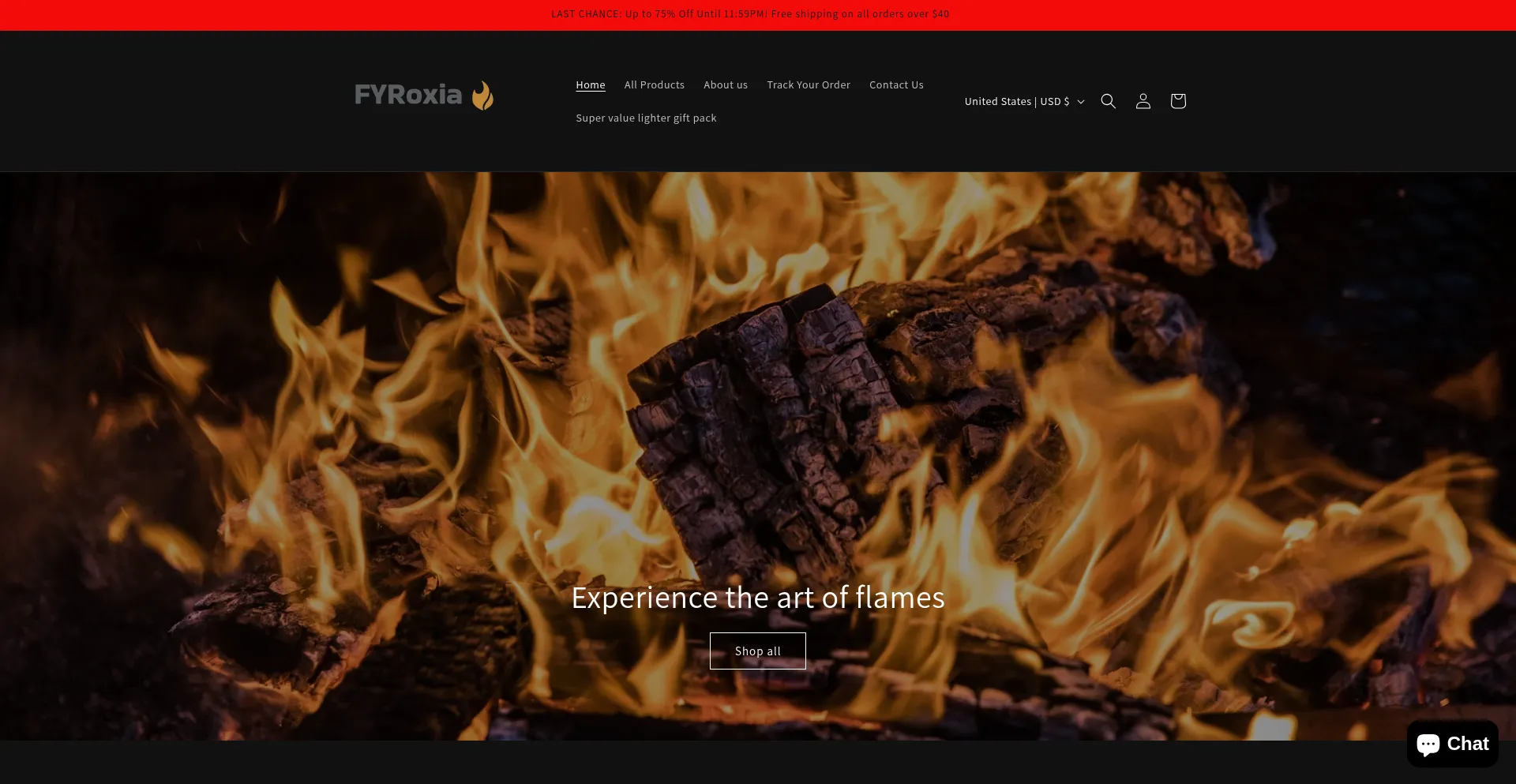Fyroxia.com Screenshot