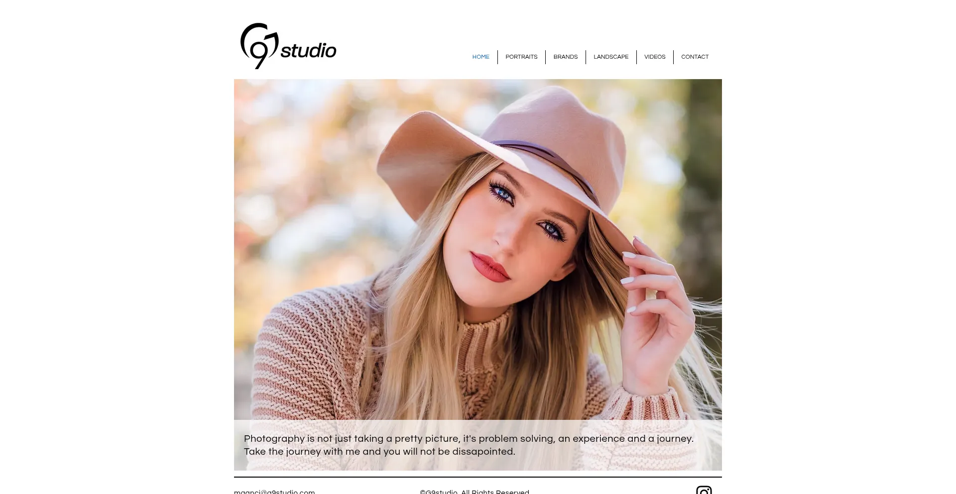 Website screenshot of G9studio.com