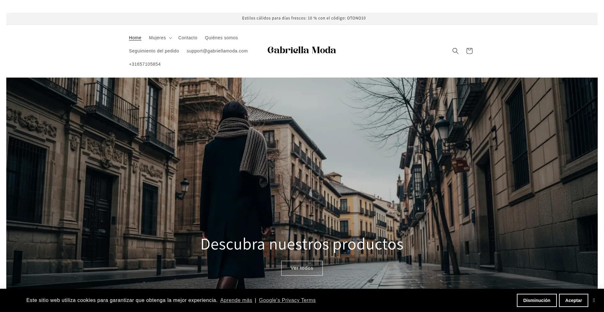 Gabriellamoda.com Screenshot