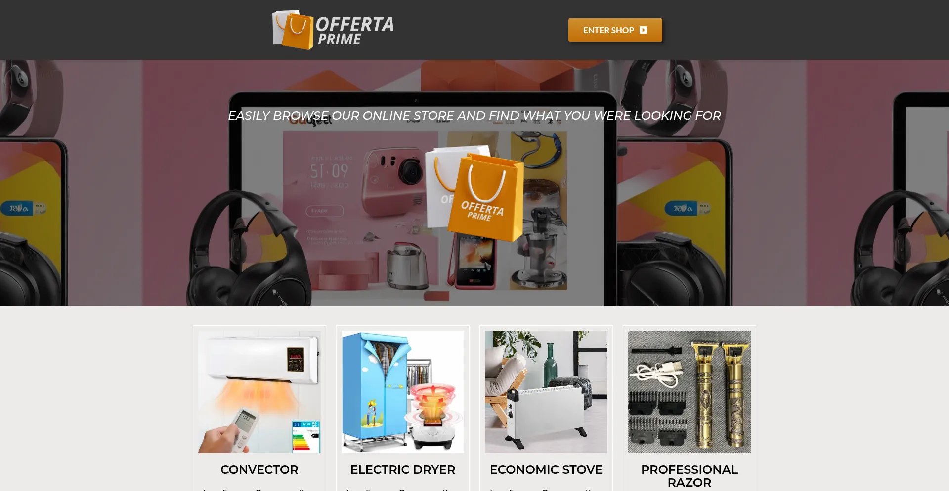 Website screenshot of Gadgetpickstore.com